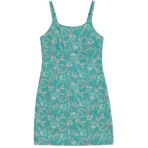Royal Robbins Teal Floral Minimalist Outdoor Modified Back Small